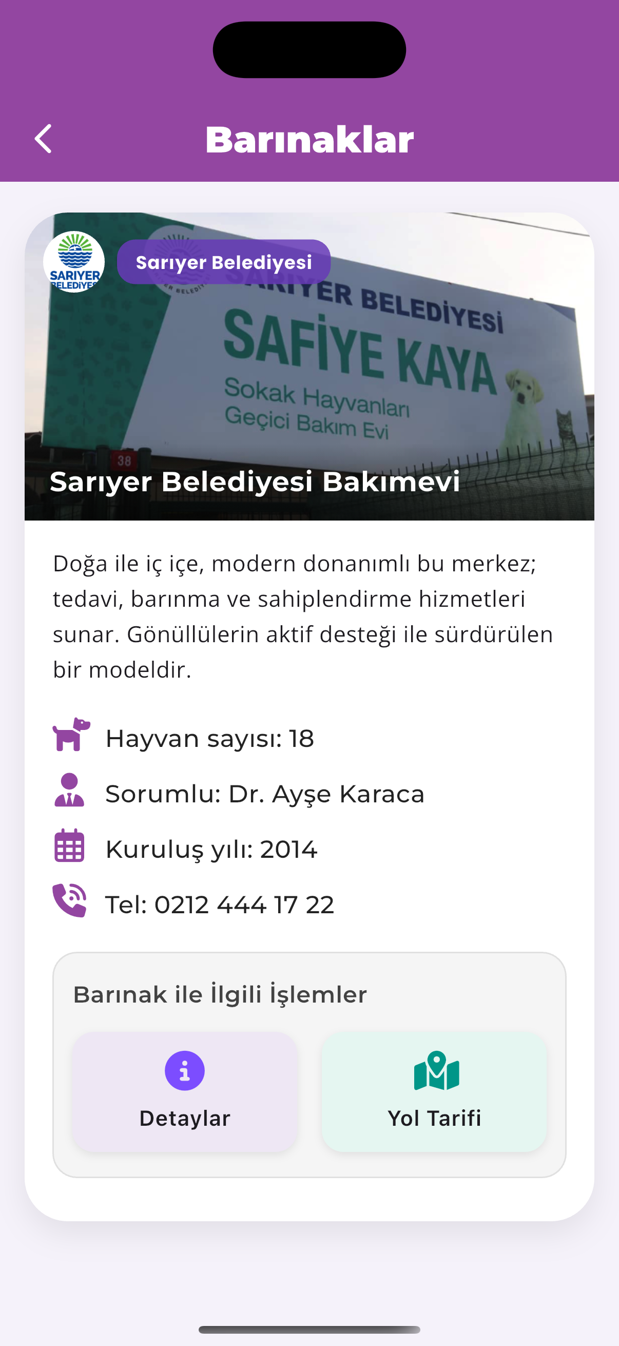 Uygulama ekran 2